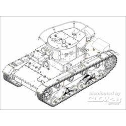 Kép 5/6 - Hobby Boss Soviet T-26 Light Infantry Tank Mod.1935 1:35 (82496)