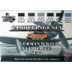 Kép 2/4 - Lifecolor Paint Set German Luftwaffe set2 (CS07)