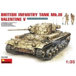 Kép 2/3 - Miniart British Infantry Tank Mk3 Valentine Mk5 1:35 (35106)