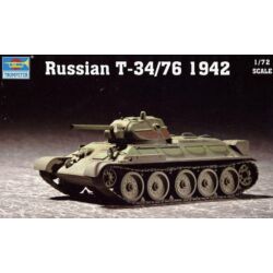 Kép 2/4 - Trumpeter Russian T-34/76 Model 1942 1:72 (7206)