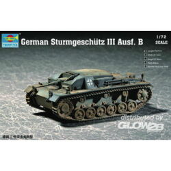Kép 3/3 - Trumpeter German Sturmgeschütz III Ausf. B 1:72 (7256)