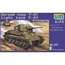 Kép 2/4 - Unimodel Light Tank T-80 1:72 (307)