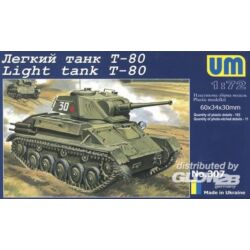 Unimodel Light Tank T-80 1:72 (307)