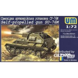 Kép 3/4 - Unimodel SU-76M Self-propelled gun 1:72 (308)
