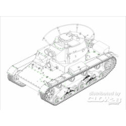 Kép 4/5 - Hobby Boss Soviet T-26 Light Infantry Tank Mod 1938 1:35 (82497)