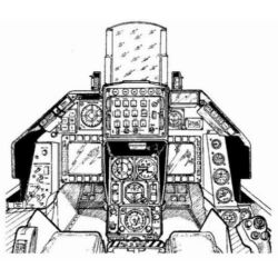 Kép 2/2 - CMK F-16C - interior set for HAS 1:72 (7052)
