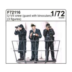 Kép 2/2 - CMK U-VII crew (guard with binoculars) (3 fig.) 1:72 (F72116)