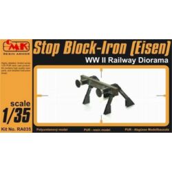 Kép 2/2 - CMK Stop Block-Iron (Eisen) WW II Railway Diorama 1:35 (RA035)