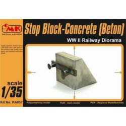 Kép 2/2 - CMK Stop Block-Concrete (Beton) WW II Railway Dio 1:35 (RA037)