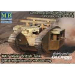 Kép 2/3 - Master Box MK I Male British tank,Special modificat 1:72 (72003)