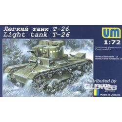 Kép 2/3 - Unimodel Light tank T-26 1:72 (316)