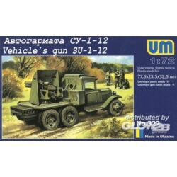 Kép 2/3 - Unimodel Vehicle's gun SU-1-12 1:72 (322)