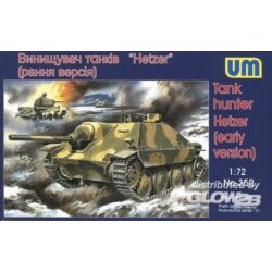Kép 3/3 - Unimodel Tank hunter Hetzer (early version) 1:72 (352)