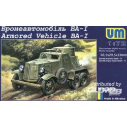 Kép 2/3 - Unimodel BA-I Armored Vehicle 1:72 (363)