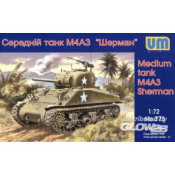 Kép 2/3 - Unimodel Medium tank M4A3(75) 1:72 (373)