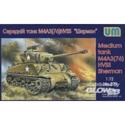 Kép 3/3 - Unimodel Medium tank M4A3(76)W HVSS 1:72 (379)