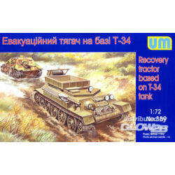 Kép 3/3 - Unimodel Recovery tractor on T-34 basis 1:72 (389)