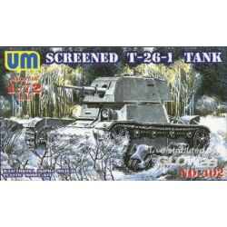 Kép 2/3 - Unimodel Screened T-26-1 tank 1:72 (402T)