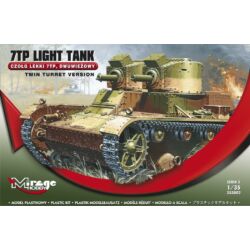 Kép 2/2 - Mirage Hobby 7TP Light Tank Twin Turret Version 1:35 (355002)