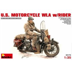 Kép 2/2 - Miniart U.S.Motorcycle WLA with Rider 1:35 (35172)