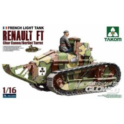 Kép 3/3 - Takom French Heavy Tank RENAULT FT char Canon/ 1:16 (1003)
