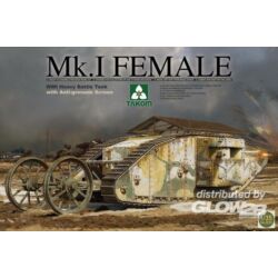 Kép 3/3 - Takom WWI Heavy Battle Tank Mk.I female with anti grenade screen 1:35 (2033)