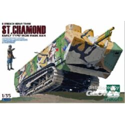 Kép 3/3 - Takom French Heavy Tank St.Chamond Early Type 1:35 (2002)