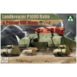 Kép 2/3 - Takom Landkreuzer P1000 Ratte(Proto Type) Panz 1:144 (3001)