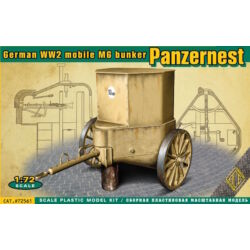 Kép 2/2 - ACE WWII German mobile MG bunker Panzernest 1:72 (72561)