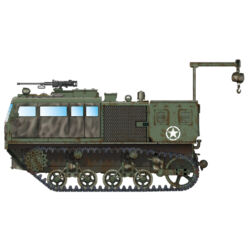 Kép 2/2 - Hobby Boss M4 High Speed Tractor(155mm/8-in./240mm) 1:72 (82921)