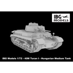 Kép 3/10 - IBG 40M Turan I - Hungarian Medium Tank 1:72 (72047)
