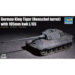 Kép 2/2 - Trumpeter King Tiger(Henschel turret) with 105mm kWh L/65 1:72 (7160)