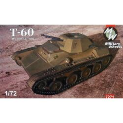 Kép 2/2 - Military Wheels Tank T-60 (ZSU Flak 12,7 mm) 1:72 (7271)