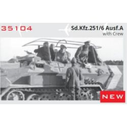 Kép 2/2 - ICM Sd.Kfz.251/6 Ausf.A with Crew, Limited 1:35 (35104)