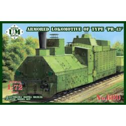 Kép 2/2 - Unimodels Armored locomotive of type PR-43 1:72 (680)