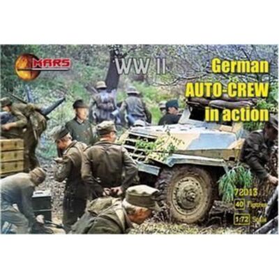 Mars WWII German auto-crew in action 1:72 (MS72013)