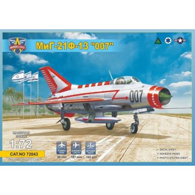 Modelsvit MiG-21F-13 007 (USAF, Iraq, 4 x Israeli A.F.) 1:72 (MSVIT72043)