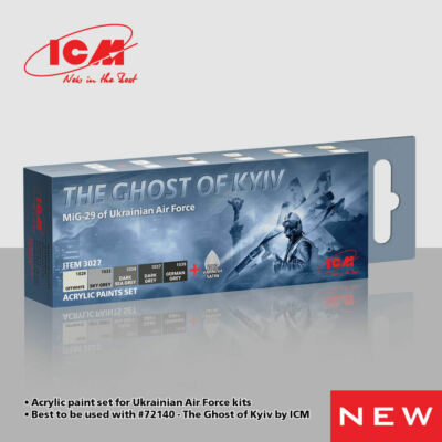 ICM Acrylic Paint Set for The Ghost of Kyiv  (3027)