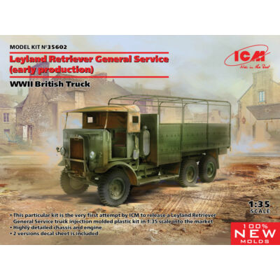 ICM Leyland Retriever General Service (early production), WWII British Truck 1:35 (35602)