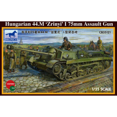 Bronco Hungarian 75mm Assault Gun 44.M Zrinyi I 1:35 (CB35121)