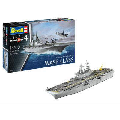 Revell US Navy Assault Carrier WASP CLASS 1:700 (5178)