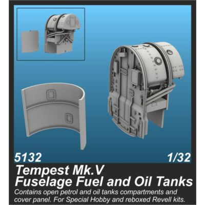 CMK Tempest Mk.V Fuselage Fuel and Oil Tanks 1:32 (129-5132)