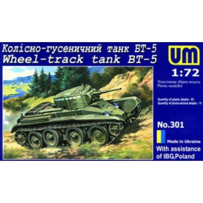 Unimodels Wheel-Track Tank BT-5 1:72 (UMT301)