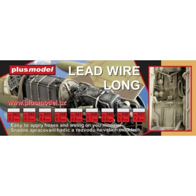 Plus Model Lead wire 0,6 mm, long 240 mm  (547)