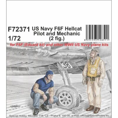 CMK US Navy F6F Hellcat Pilot and Mechanic 1:72 (129-F72371)