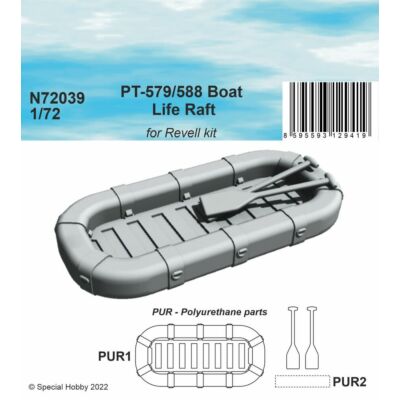 CMK PT-579/588 Boat Life Raft 1/72 1:72 (129-N72039)