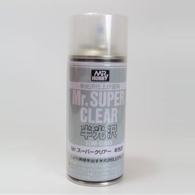 Mr Hobby Mr.Super Clear Semi-Gloss Spray B-516 (170ml)