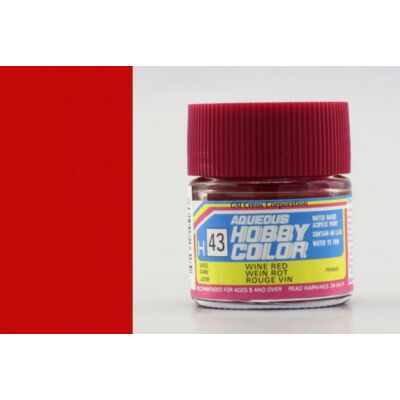 Aqueous Hobby Color H-043 Wine Red - old version