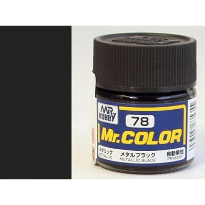 Mr Hobby Mr.Color C-078 Metal Black (10ml)
