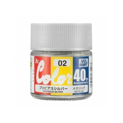 Mr Hobby Mr.Color 40th AVC-02 Previous Silver (10ml)